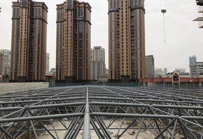 永康螺栓球网架结构